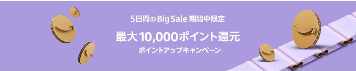 Amazonサイバーマンデーポイントアップキャンペーン