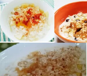 アップルシナモンオートミール