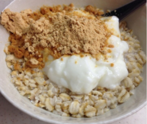 きなこオートミール