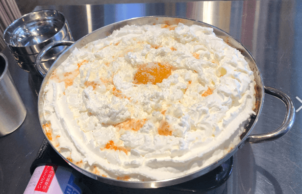 クリームたっぷり